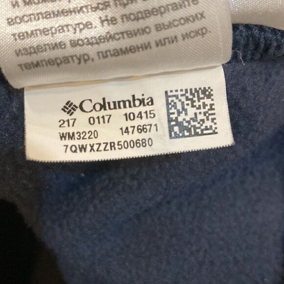 Columbia Men's Steens Mountain Front-Zip Fleece Jacket - Navy Outdoors - Picture 6 of 7